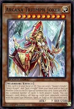 遊戯王 英語 Arcana Triumph Joker コレクターズ 希少 美品 英語版 Arcana Triumph Joker コレクターズレア 1st - メルカリ